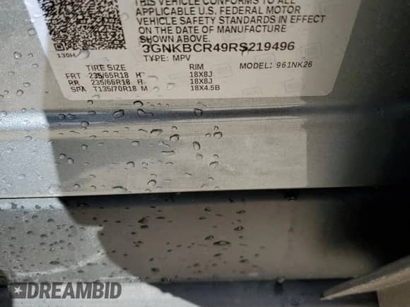 ✅ 2024 Chevrolet Blazer LT • VIN: 3GNKBCR49RS219496 • Lot: 85279955. Listed on Copart with 26,976 mi miles. Access the free auction sales archive from the USA and view a detailed vehicle history report at DreamBid. Image 14.