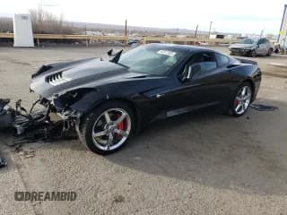 ✅ 2014 Chevrolet Corvette 3LT • VIN: 1G1YF2D70E5105421 • Lot: 45917005. Listed on Copart with 94,130 mi. Free auction sales archive from the USA and detailed vehicle history report at DreamBid. Image 1.