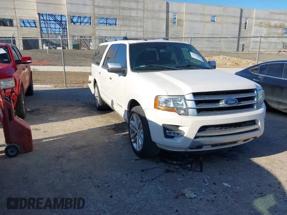 ✅ 2016 Ford Expedition Max Platinum • VIN: 1FMJK1LTXGEF31256 • Lot: 42475858. Listed on IAAI with 134,167 mi. Free auction sales archive from the USA and detailed vehicle history report at DreamBid. Image 1.