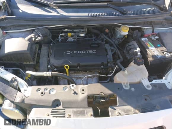 2015 Chevrolet Sonic LT with VIN 1G1JC6SH9F4100562, listed as a IAAI auction lot 43593493 with 127,498 mi miles and . Bid and sale history available at DreamBid. Image 10.