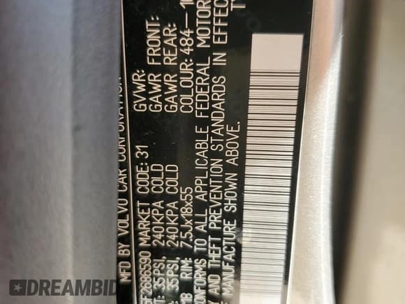 ✅ 2015 Volvo XC60 T6 Drive-E • VIN: YV449MDK5F2686590 • Lot: 66509155. Listed on Copart with 131,214 mi. Free auction sales archive from the USA and detailed vehicle history report at DreamBid. Image 13.