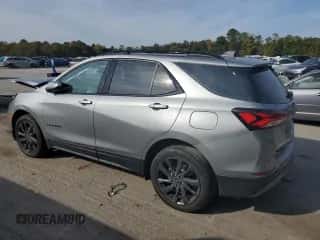 2024 Chevrolet Equinox RS с VIN 3GNAXWEG6RS160017, выставлен на аукционе Copart как лот 81094695 с пробегом 26 141 миль миль и Списание • Salvage title. История ставок и продаж доступна на DreamBid. Изображение 2.