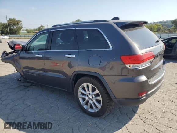 ✅ 2017 Jeep Grand Cherokee Limited • VIN: 1C4RJEBG9HC731922 • Lot: 81216685. Wystawiony na Copart z przebiegiem 133 665 mil. Bezpłatny archiwum sprzedaży aukcyjnych z USA i szczegółowy raport historii pojazdu na DreamBid. Zdjęcie 2.