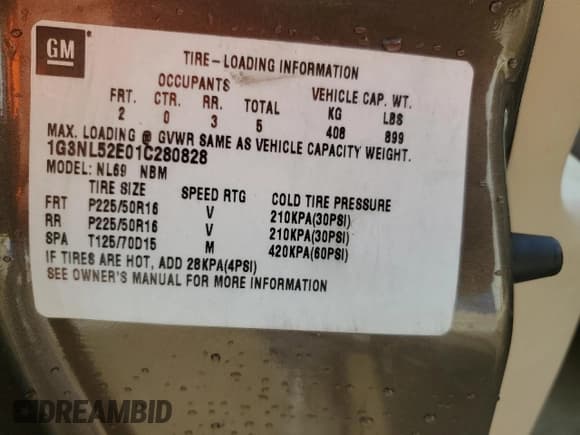 ✅ 2001 Oldsmobile Alero GL2 • VIN: 1G3NL52E01C280828 • Lot: 50964135. Wystawiony na Copart z przebiegiem 89 533 mil. Bezpłatny archiwum sprzedaży aukcyjnych z USA i szczegółowy raport historii pojazdu na DreamBid. Zdjęcie 12.