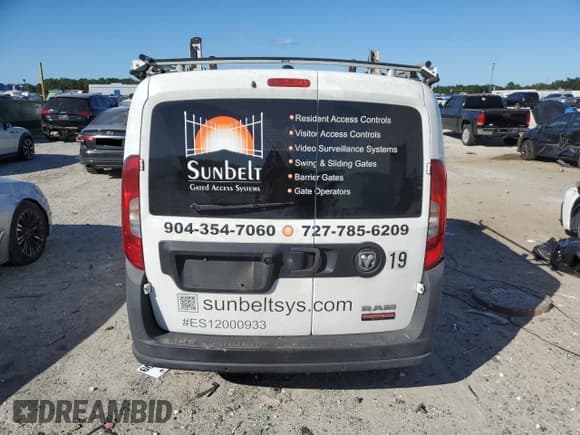 ✅ 2016 Ram ProMaster City Cargo Tradesman • VIN: ZFBERFAT7G6C05920 • Lot: 86219895. Listed on Copart with 86,795 mi. Free auction sales archive from the USA and detailed vehicle history report at DreamBid. Image 6.