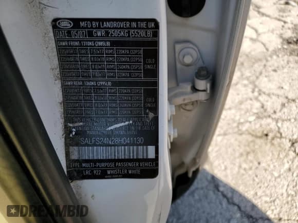 ✅ 2008 Land Rover LR2 SE • VIN: SALFS24N28H041130 • Lot: 81870595. Wystawiony na Copart z przebiegiem 149 526 mil. Bezpłatny archiwum sprzedaży aukcyjnych z USA i szczegółowy raport historii pojazdu na DreamBid. Zdjęcie 13.