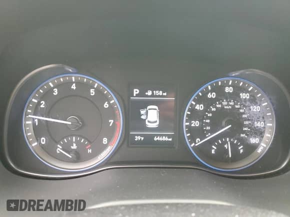 2018 Hyundai Kona SEL with VIN KM8K2CAA5JU097908, listed as a Copart auction lot 83479004 with 64,686 mi miles and Salvage title. Bid and sale history available at DreamBid. Image 9.