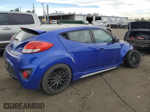✅ 2014 Hyundai Veloster Turbo • VIN: KMHTC6AE2EU196861 • Lot: 82308944. Wystawiony na Copart z przebiegiem 107 830 mil. Bezpłatny archiwum sprzedaży aukcyjnych z USA i szczegółowy raport historii pojazdu na DreamBid. Zdjęcie 3.