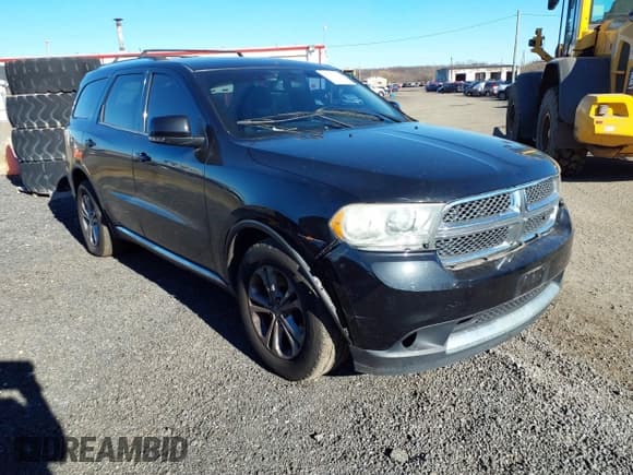 ✅ 2012 Dodge Durango Crew • VIN: 1C4SDJDT2CC104502 • Lot: 43857614. Listed on IAAI with 132,005 mi. Free auction sales archive from the USA and detailed vehicle history report at DreamBid. Image 1.