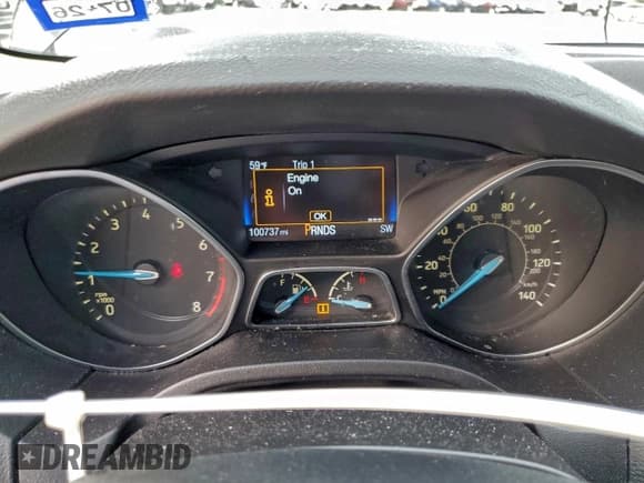 ✅ 2016 Ford Focus SE • VIN: 1FADP3F26GL336516 • Lot: 95262895. Listed on Copart with 100,737 mi. Free auction sales archive from the USA and detailed vehicle history report at DreamBid. Image 9.