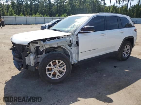 2022 Jeep Grand Cherokee Limited with VIN 1C4RJGBG8N8567170, listed as a Copart auction lot 80651375 with 65,085 mi miles and Salvage title. Bid and sale history available at DreamBid. Image 1.