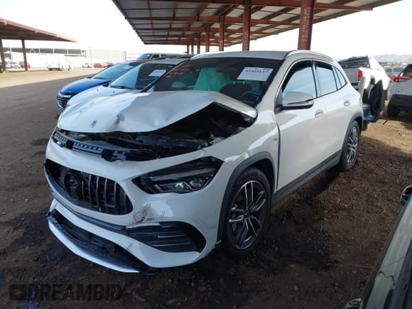 ✅ 2022 Mercedes-Benz GLA 35 AMG • VIN: W1N4N5BB7NJ392385 • Lot: 41403137. Listed on IAAI with 15,459 mi. Free auction sales archive from the USA and detailed vehicle history report at DreamBid. Image 17.