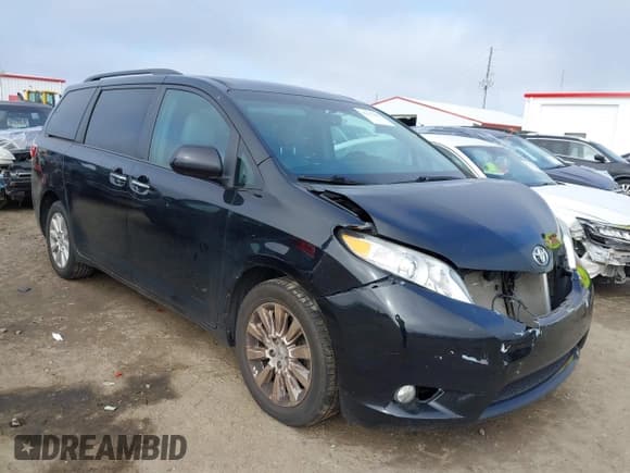 ✅ 2015 Toyota Sienna Limited • VIN: 5TDDK3DC2FS116159 • Lot: 41137819. Listed on IAAI with 164,864 mi. Free auction sales archive from the USA and detailed vehicle history report at DreamBid. Image 1.