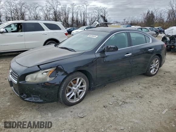 ✅ 2010 Nissan Maxima SV • VIN: 1N4AA5AP2AC855461 • Lot: 96336545. Listed on Copart with 91,918 mi. Free auction sales archive from the USA and detailed vehicle history report at DreamBid. Image 1.