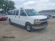 ✅ 2020 Chevrolet Express Passenger LT • VIN: 1GAZGPFG1L1147161 • Lot: 42477161. Listed on IAAI with 79,432 mi. Free auction sales archive from the USA and detailed vehicle history report at DreamBid. Image 1.