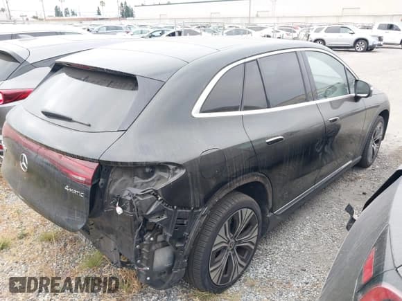 ✅ 2023 Mercedes-Benz EQE 350 • VIN: 4JGGM1CB7PA021305 • Lot: 42405723. Listed on IAAI with 44,217 mi. Free auction sales archive from the USA and detailed vehicle history report at DreamBid. Image 4.
