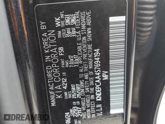 ✅ 2025 Kia Seltos LX • VIN: KNDEPCAA4S7694194 • Lot: 86108055. Wystawiony na Copart z przebiegiem 41 159 mil. Bezpłatny archiwum sprzedaży aukcyjnych z USA i szczegółowy raport historii pojazdu na DreamBid. Zdjęcie 12.