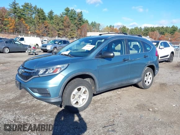 ✅ 2015 Honda CR-V LX • VIN: 2HKRM4H30FH616276 • Lot: 43620129. Listed on IAAI with 104,671 mi. Free auction sales archive from the USA and detailed vehicle history report at DreamBid. Image 2.
