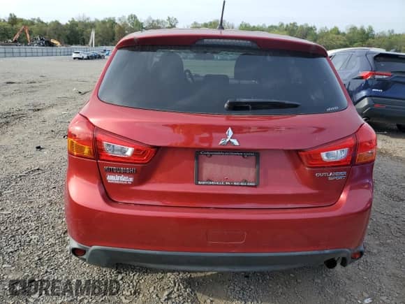 2013 Mitsubishi Outlander ES with VIN 4A4AR3AU7DE013763, listed as a Copart auction lot 81279065 with 108,813 mi miles and Salvage title. Bid and sale history available at DreamBid. Image 6.