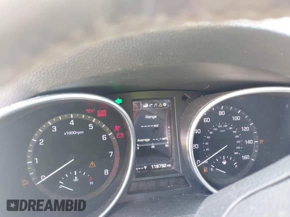 ✅ 2017 Hyundai Santa Fe 2.4L • VIN: 5XYZU3LB4HG399480 • Lot: 43458871. Listed on IAAI with 118,792 mi. Free auction sales archive from the USA and detailed vehicle history report at DreamBid. Image 7.