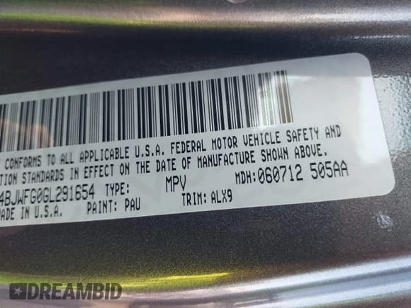 ✅ 2016 Jeep Wrangler Unlimited Rubicon • VIN: 1C4BJWFG0GL291654 • Lot: 43321508. Listed on IAAI with 106,049 mi. Free auction sales archive from the USA and detailed vehicle history report at DreamBid. Image 9.