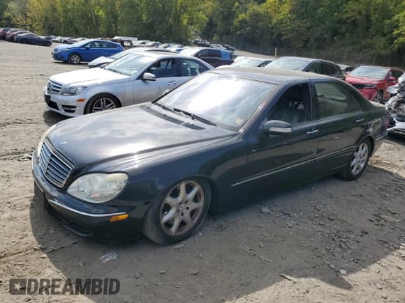 ✅ 2005 Mercedes-Benz S 500 • VIN: WDBNG84J15A455913 • Lot: 72368294. Listed on Copart with 146,334 mi. Free auction sales archive from the USA and detailed vehicle history report at DreamBid. Image 1.