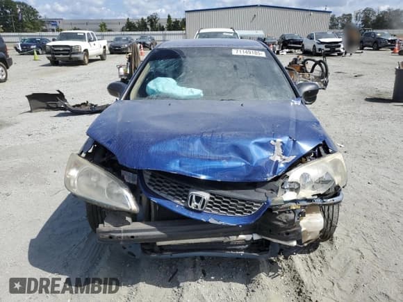 ✅ 2004 Honda Civic LX • VIN: 1HGEM22534L009523 • Lot: 71149185. Wystawiony na Copart z przebiegiem 257 771 mil. Bezpłatny archiwum sprzedaży aukcyjnych z USA i szczegółowy raport historii pojazdu na DreamBid. Zdjęcie 5.