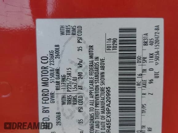 ✅ 2009 Ford Ranger XLT • VIN: 1FTZR45EX9PA20995 • Lot: 60665835. Listed on Copart with 200,386 mi. Free auction sales archive from the USA and detailed vehicle history report at DreamBid. Image 12.