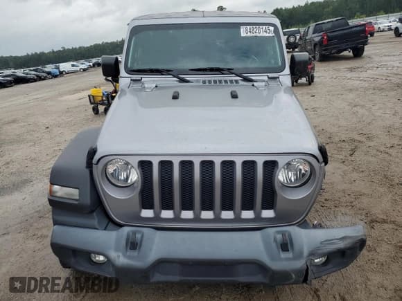 ✅ 2020 Jeep Wrangler Sport S • VIN: 1C4GJXAN7LW110544 • Lot: 84820145. Listed on Copart with 56,306 mi. Free auction sales archive from the USA and detailed vehicle history report at DreamBid. Image 5.