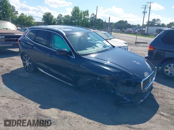 ✅ 2019 Volvo XC60 Inscription • VIN: LYV102DL2KB184884 • Lot: 42523043. Listed on IAAI with 45,855 mi. Free auction sales archive from the USA and detailed vehicle history report at DreamBid. Image 1.