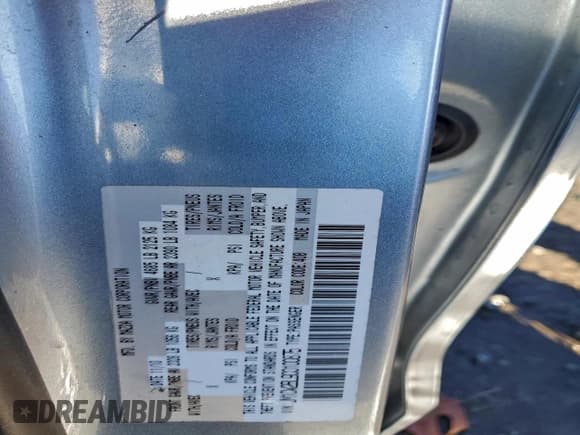 ✅ 2012 Mazda 5 Sport • VIN: JM1CW2BL9C0100875 • Lot: 94164865. Listed on Copart with 164,477 mi. Free auction sales archive from the USA and detailed vehicle history report at DreamBid. Image 12.