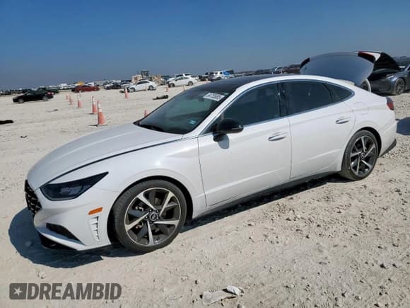 ✅ 2023 Hyundai Sonata SEL Plus • VIN: KMHL44J25PA290647 • Лот: 84755685. Опубликован ранее на Copart с пробегом 60 605 миль. Бесплатный доступ к архиву аукционных продаж из США и подробный отчёт об истории автомобиля на DreamBid. Изображение 1.