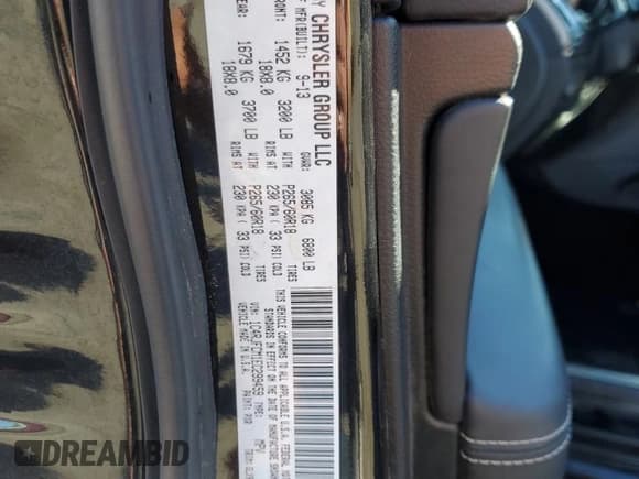 ✅ 2014 Jeep Grand Cherokee Overland • VIN: 1C4RJFCM1EC299459 • Lot: 90923835. Listed on Copart with 234,539 mi. Free auction sales archive from the USA and detailed vehicle history report at DreamBid. Image 14.