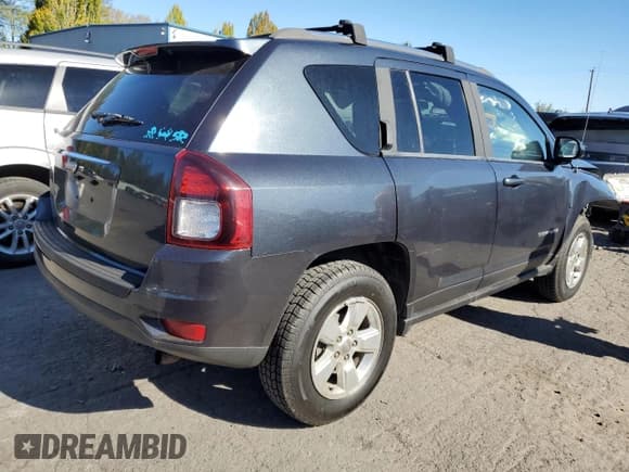 ✅ 2014 Jeep Compass Sport • VIN: 1C4NJCBA8ED843129 • Lot: 86407655. Listed on Copart with 137,913 mi. Free auction sales archive from the USA and detailed vehicle history report at DreamBid. Image 3.