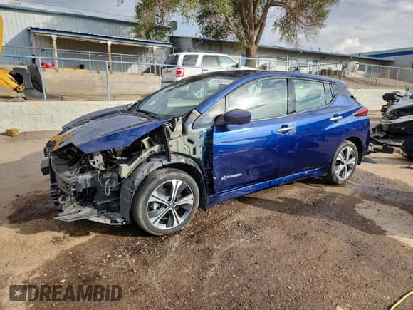 ✅ 2019 Nissan LEAF SL Plus • VIN: 1N4BZ1CPXKC319281 • Lot: 85524205. Wystawiony na Copart z przebiegiem 67 980 mil. Bezpłatny archiwum sprzedaży aukcyjnych z USA i szczegółowy raport historii pojazdu na DreamBid. Zdjęcie 1.