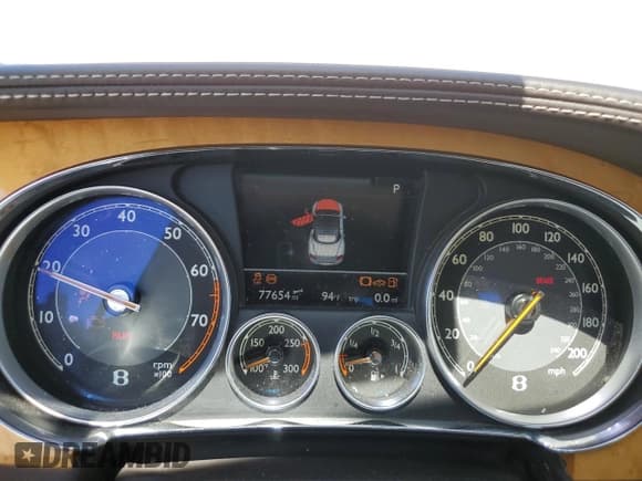 ✅ 2012 Bentley Continental GT • VIN: SCBGR3ZA3CC075458 • Lot: 71679835. Listed on Copart with 77,654 mi. Free auction sales archive from the USA and detailed vehicle history report at DreamBid. Image 9.