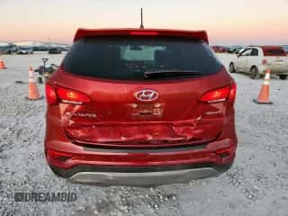 2018 Hyundai Santa Fe 2.4L with VIN 5XYZT3LB5JG528741, listed as a Copart auction lot 90691925 with 97,566 mi miles and Salvage title. Bid and sale history available at DreamBid. Image 6.