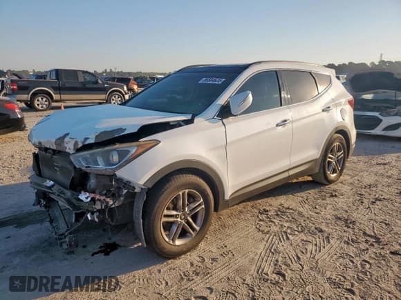 ✅ 2017 Hyundai Santa Fe 2.4L • VIN: 5XYZUDLB0HG400694 • Lot: 86504635. Listed on Copart with 174,876 mi. Free auction sales archive from the USA and detailed vehicle history report at DreamBid. Image 1.
