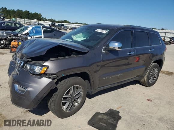 ✅ 2020 Jeep Grand Cherokee Limited X • VIN: 1C4RJEBGXLC244768 • Lot: 89534675. Listed on Copart with 43,050 mi. Free auction sales archive from the USA and detailed vehicle history report at DreamBid. Image 1.