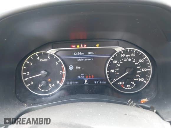 ✅ 2024 Nissan Altima SR • VIN: 1N4BL4CV4RN313184 • Lot: 43238183. Listed on IAAI with 59,291 mi. Free auction sales archive from the USA and detailed vehicle history report at DreamBid. Image 7.