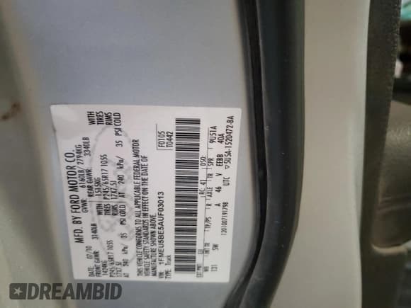 ✅ 2010 Ford Explorer Sport Trac XLT • VIN: 1FMEU5BE5AUF03013 • Лот: 67212825. Опубликован ранее на Copart с пробегом 129 668 миль. Бесплатный доступ к архиву аукционных продаж из США и подробный отчёт об истории автомобиля на DreamBid. Изображение 12.