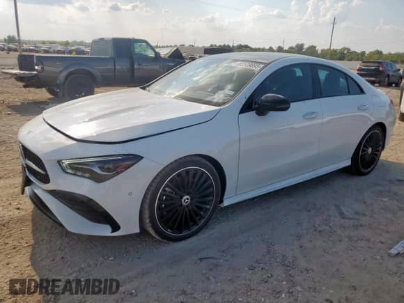 2025 Mercedes-Benz CLA 250 с VIN W1K5J4GBXSN488922, выставлен на аукционе Copart как лот 80529895 с пробегом 5 162 миль миль и Списание • Salvage title. История ставок и продаж доступна на DreamBid. Изображение 1.