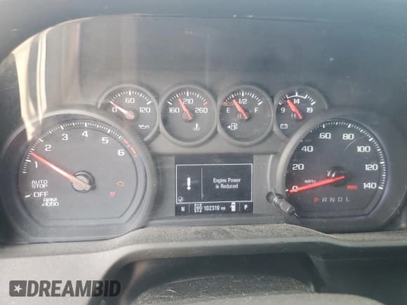 ✅ 2022 Chevrolet Silverado 1500 Custom • VIN: 3GCPYBEK0NG162615 • Lot: 61962565. Wystawiony na Copart z przebiegiem 102 319 mil. Bezpłatny archiwum sprzedaży aukcyjnych z USA i szczegółowy raport historii pojazdu na DreamBid. Zdjęcie 9.