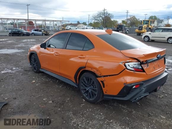 ✅ 2023 Subaru WRX Premium • VIN: JF1VBAF69P9807467 • Lot: 43533117. Listed on IAAI with 52,631 mi. Free auction sales archive from the USA and detailed vehicle history report at DreamBid. Image 3.