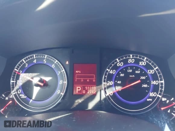 ✅ 2008 Infiniti EX Journey • VIN: JNKAJ09E98M303670 • Lot: 43482080. Listed on IAAI with 93,710 mi. Free auction sales archive from the USA and detailed vehicle history report at DreamBid. Image 7.