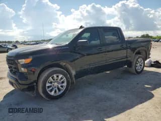 ✅ 2022 Chevrolet Silverado 1500 Custom • VIN: 3GCPABEK1NG639590 • Лот: 80809655. Опубликован ранее на Copart с пробегом 25 650 миль. Бесплатный доступ к архиву аукционных продаж из США и подробный отчёт об истории автомобиля на DreamBid. Изображение 1.