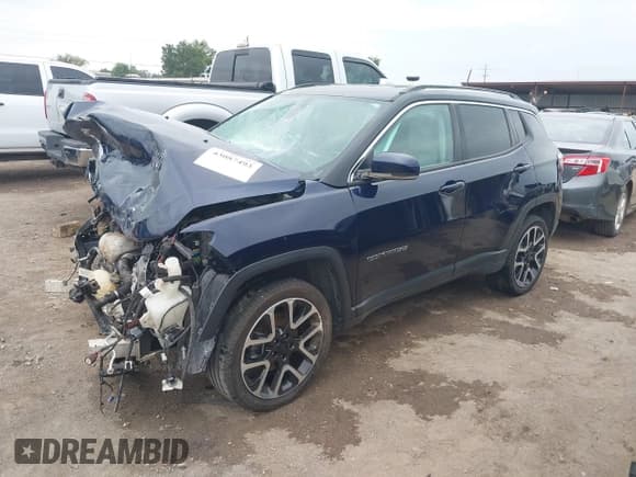 ✅ 2018 Jeep Compass Limited • VIN: 3C4NJDCB7JT261346 • Lot: 43087493. Listed on IAAI with Not provided. Free auction sales archive from the USA and detailed vehicle history report at DreamBid. Image 18.