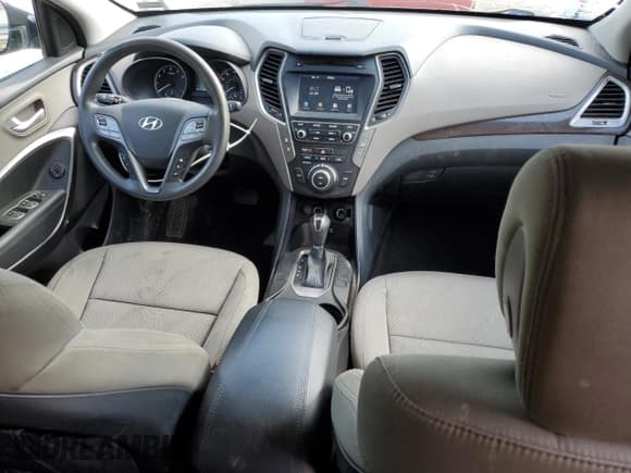 ✅ 2017 Hyundai Santa Fe 2.4L • VIN: 5XYZUDLB7HG388382 • Lot: 57167315. Listed on Copart with 128,724 mi. Free auction sales archive from the USA and detailed vehicle history report at DreamBid. Image 8.