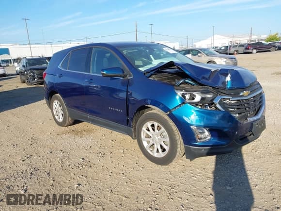 ✅ 2019 Chevrolet Equinox LT • VIN: 3GNAXUEV5KL377173 • Lot: 43229931. Wystawiony na IAAI z przebiegiem 37 399 mil. Bezpłatny archiwum sprzedaży aukcyjnych z USA i szczegółowy raport historii pojazdu na DreamBid. Zdjęcie 1.