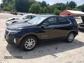 2024 Chevrolet Equinox LT with VIN 3GNAXUEG7RL150515, listed as a Copart auction lot 62859545 with 25,891 mi miles and Salvage title. Bid and sale history available at DreamBid. Image 1.